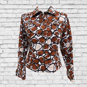 Ruby Rd 70s Boho Retro Blazer Women's Size 6